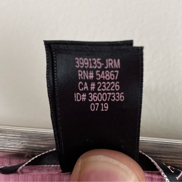 Victoria's Secret Cozy Wrap Crop Top Ribbed Ballet Wrap Ballerina Pink Sz Small - Picture 5 of 10